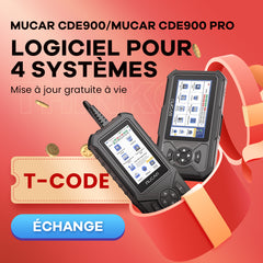 MUCAR CDE900/CDE900 PRO 4 SYSTÈMES T-CODE