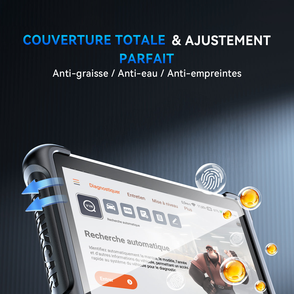 PROTECTION D'ÉCRAN EN VERRE TREMPÉ POUR THINKSCAN 689/689BT