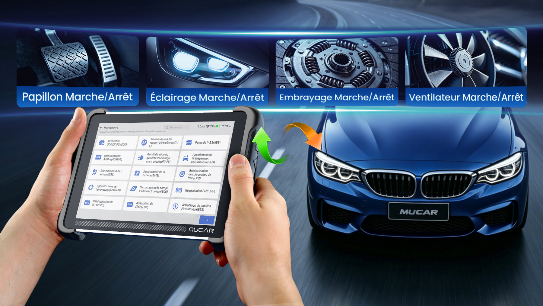 MUCAR diagnostic function