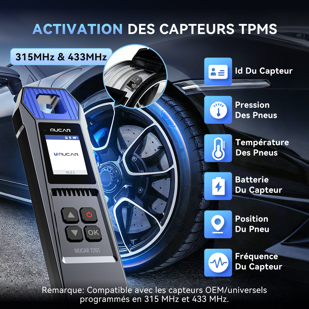 MUCAR T261 TPMS