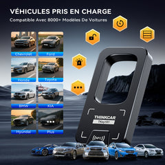 THINKCAR TKEY101 - Programmateur Universel de Clés de Voiture avec 6 Télécommandes